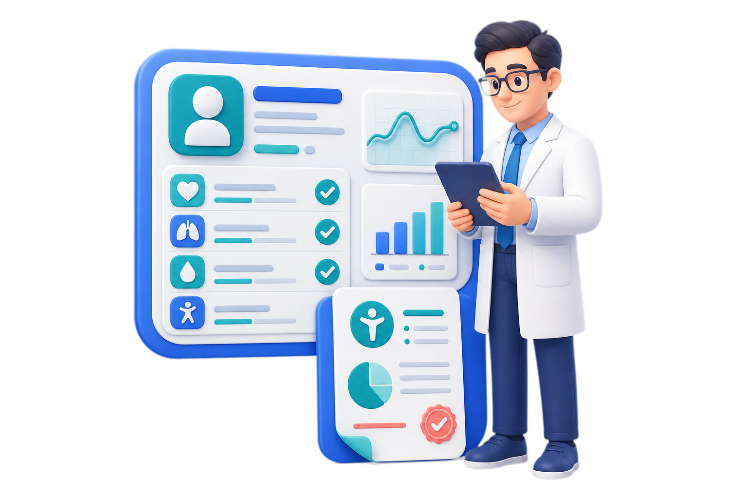 HealthInsight ระบบข้อมูลตรวจสุขภาพสำหรับบุคลากรทางการแพทย์